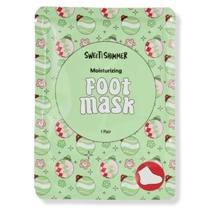 3/$12 ULTA Sweet & Shimmer Moisturizing Foot Sheet Mask Set Holiday Design